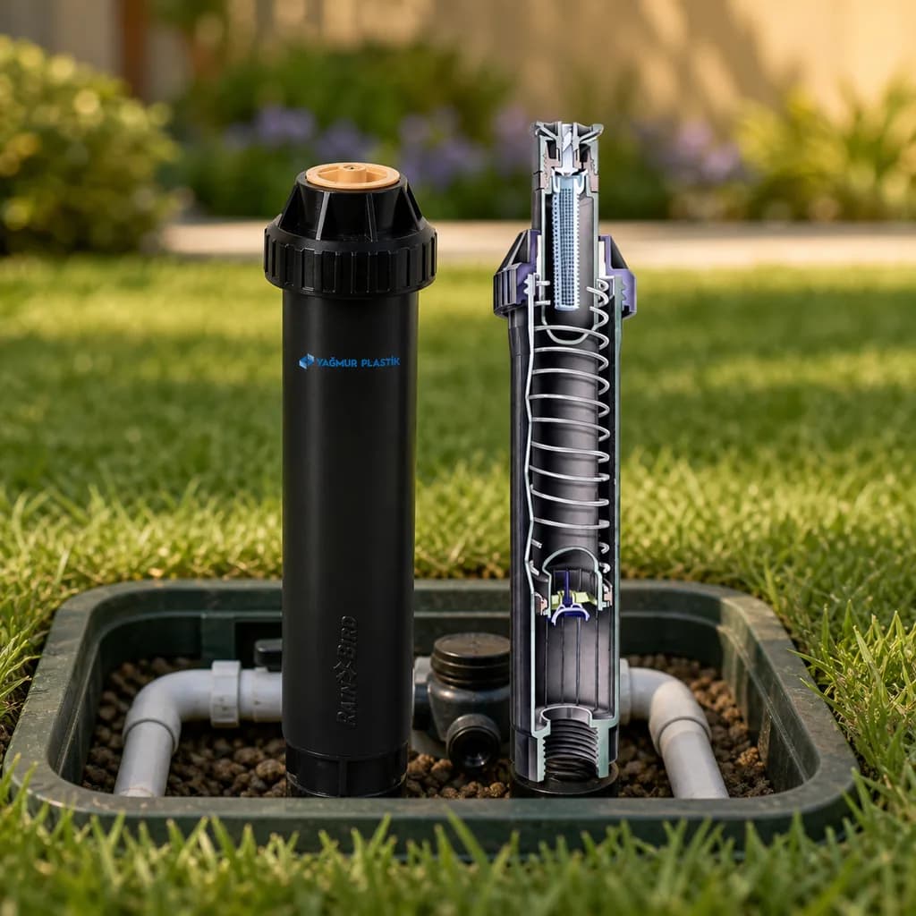 Rain Bird US-418 Uni Sprey Otomatik Sulama Başlığı - Sprey Sprinkler