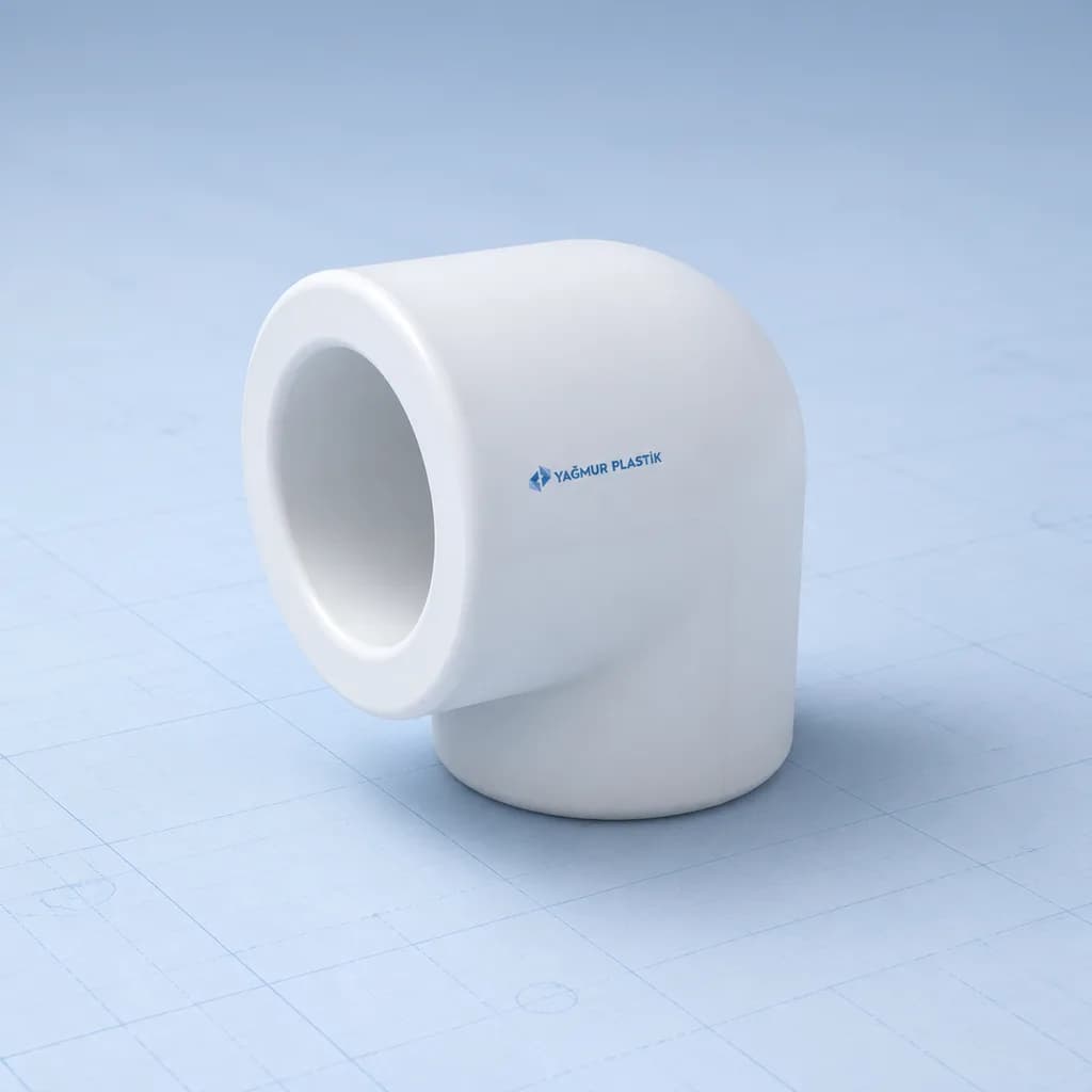 PPRC Dirsek 90° - Teknik görünüm