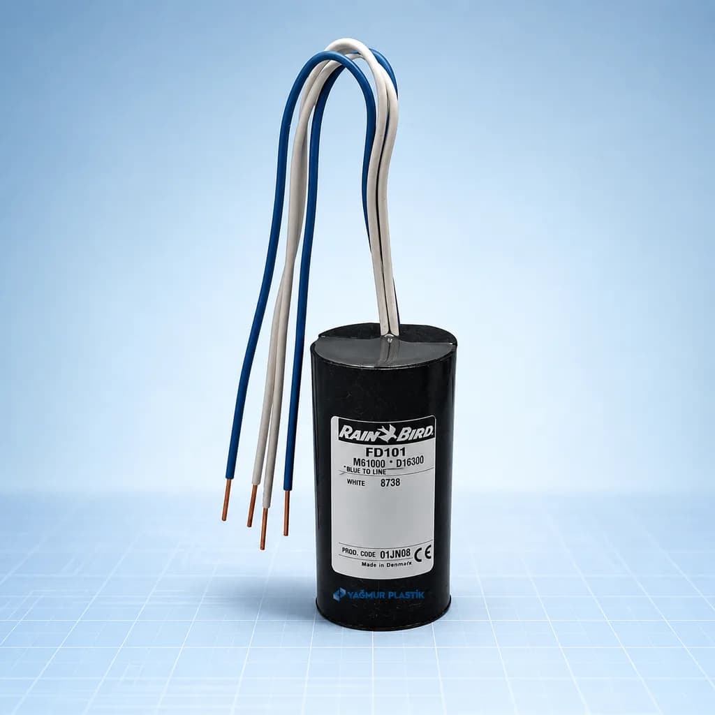 FD101 Saha Dekoderi, tek yönlü, istasyon başına 1 solenoid - Teknik görünüm
