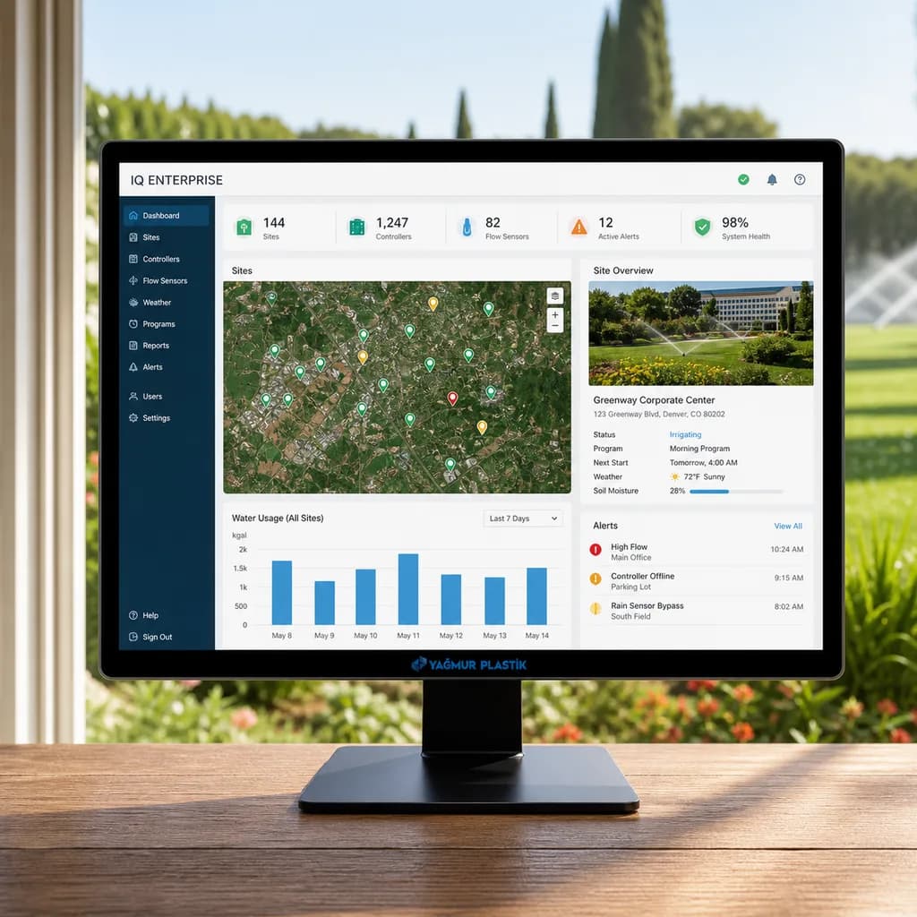 IQENT IQ ENTERPRISE Starter Yazılım Paketi 5 Uydu Kapasitesi - Sulama Otomasyon ve Kontrol