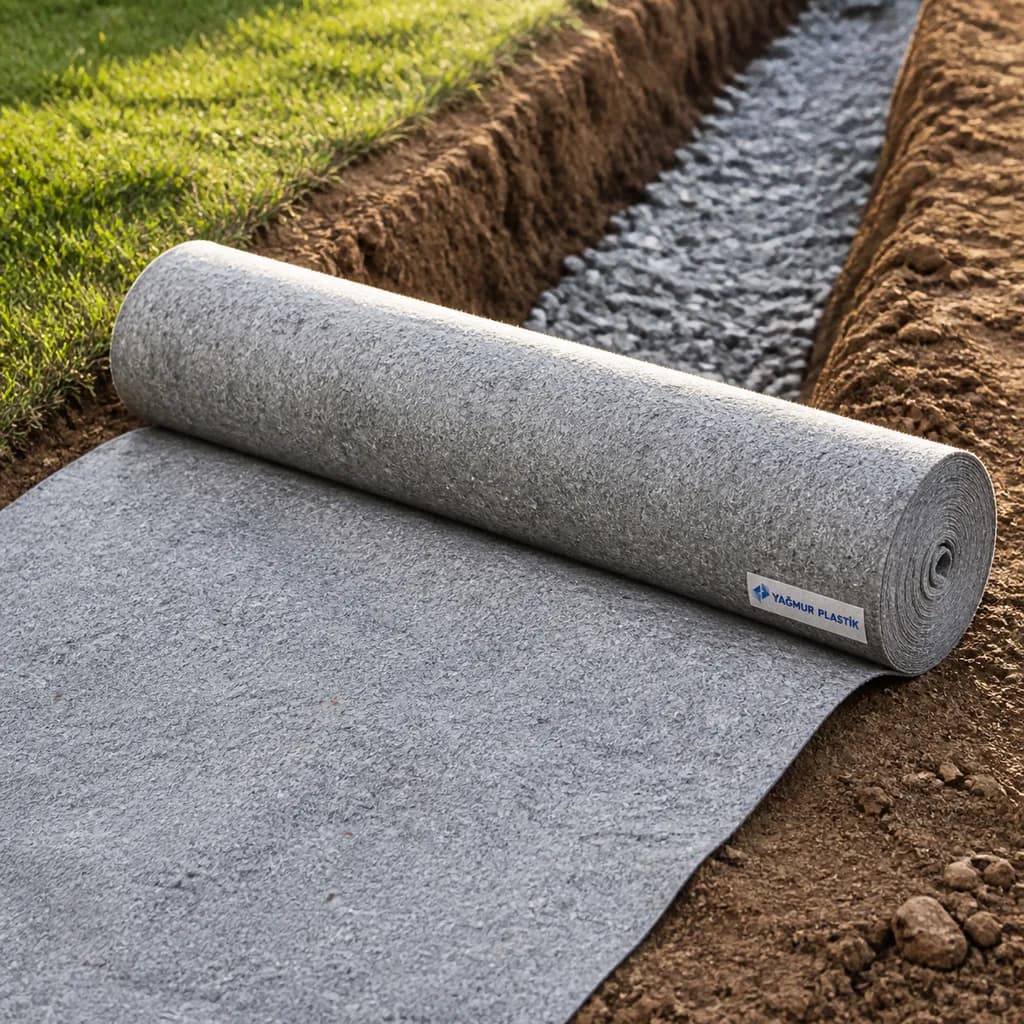 Kırçıllı Geotekstil Keçeler - Drenaj Keçeleri