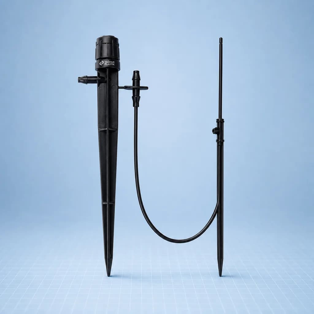 Kazıklı Mikro Sprey - Teknik görünüm