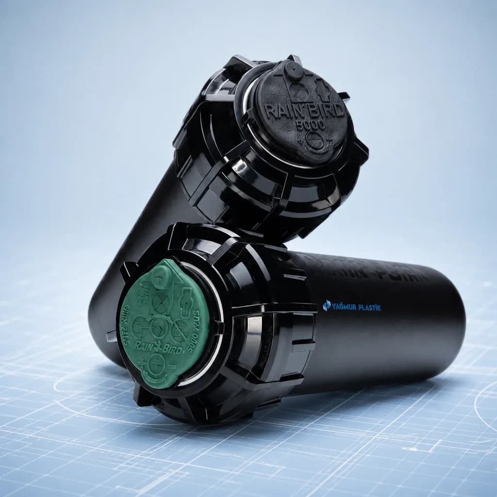 Rainbird 5000/5000+ Serisi Otomatik Sulama Rotoru - Teknik görünüm