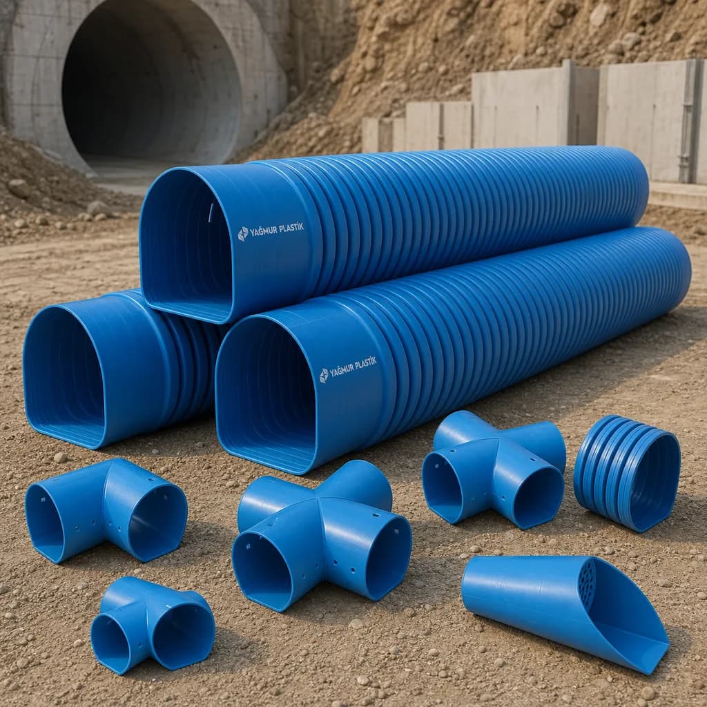 Tünel Tipi Ek Parçalar - Drenaj Borusu Ek Parçaları